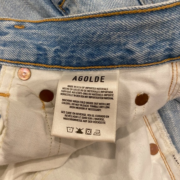 Agolde Riley Women's High Rise Straight - Picture 9 of 13